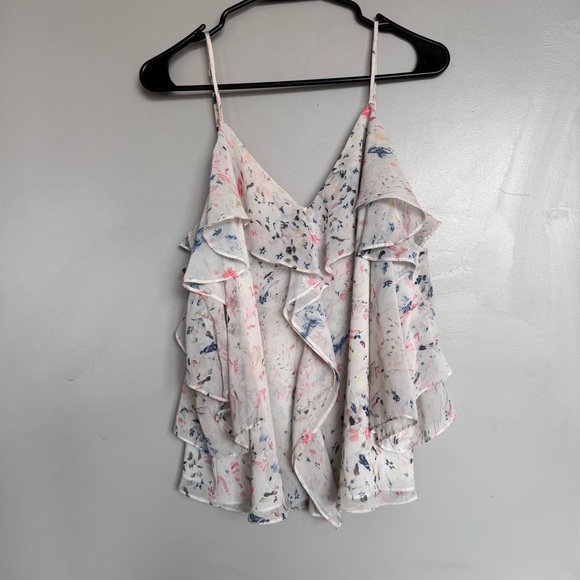 ALLSAINTS Jasmine Juni Floral Top Size 6 - Picture 3 of 5